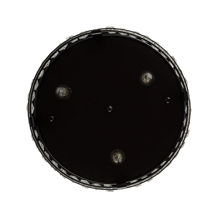 3-Light Modern Crystal Flush Mount Ceiling Light - Sweatfully