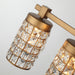 3-Light Modern Golden Linear Vanity Lights Wall Light - Sweatfully