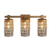 3-Light Modern Golden Linear Vanity Lights Wall Light - Sweatfully