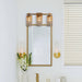 3-Light Modern Golden Linear Vanity Lights Wall Light - Sweatfully