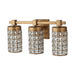 3-Light Modern Golden Linear Vanity Lights Wall Light - Sweatfully