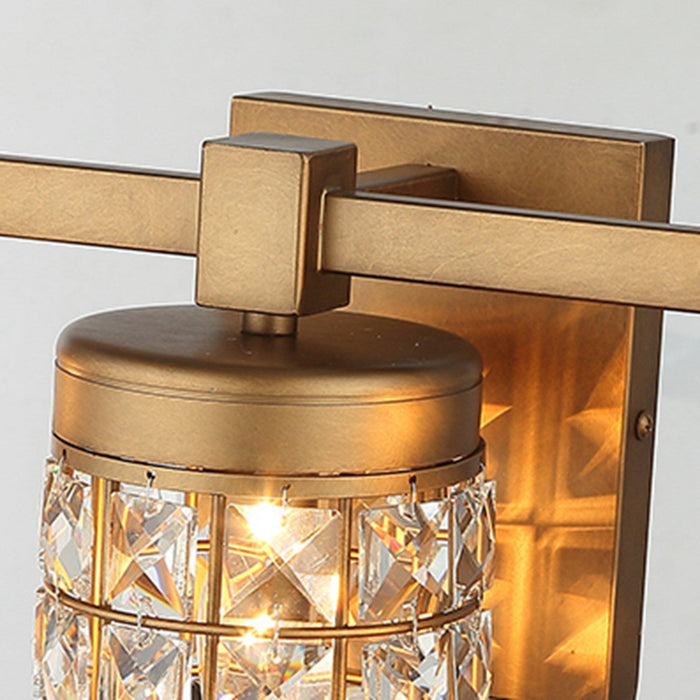 3-Light Modern Golden Linear Vanity Lights Wall Light - Sweatfully