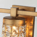 3-Light Modern Golden Linear Vanity Lights Wall Light - Sweatfully