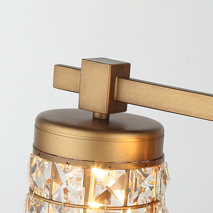 3-Light Modern Golden Linear Vanity Lights Wall Light - Sweatfully