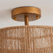3-Light Traditional Farmhouse Wabi-Sabi Flush Mount Light - Sweatfully