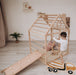 Wooden Climbing Playhouse - Sweatfully