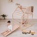 Wooden Climbing Playhouse - Sweatfully