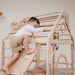 Wooden Climbing Playhouse - Sweatfully