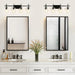 Jasper Modern 4-Light Clear Glass Bathroom Lights Linear Vanity Light - Sweatfully