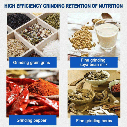 3000W Commercial Electric Corn Wheat Grain Mill Grinder (SAK91135) - Sweatfully