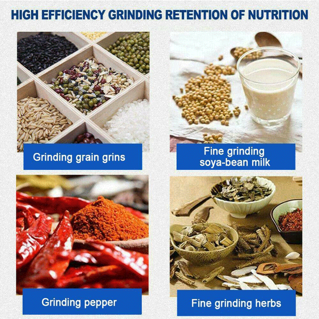 3000W Commercial Electric Corn Wheat Grain Mill Grinder (SAK91135) - Sweatfully