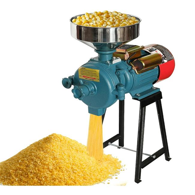3000W Commercial Electric Corn Wheat Grain Mill Grinder (SAK91135) - Sweatfully