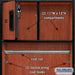 Salsbury 24" Wide Designer Wood Open Access Locker - 6 Feet High - 18 Inches Deep - Cherry - Hasps - Sweatfully
