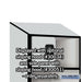 Salsbury 24" Wide Designer Wood Open Access Locker - 6 Feet High - 18 Inches Deep - Gray - Black Resettable Locks - Sweatfully