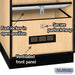 Salsbury 24" Wide Designer Wood Open Access Locker - 6 Feet High - 18 Inches Deep - Maple - Hasps - Sweatfully