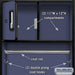 Salsbury 24" Wide Designer Wood Open Access Locker - 6 Feet High - 24 Inches Deep - Blue - Silver Electronic Locks - Sweatfully