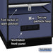 Salsbury 24" Wide Designer Wood Open Access Locker - 6 Feet High - 24 Inches Deep - Blue - Silver Electronic Locks - Sweatfully