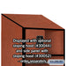 Salsbury 24" Wide Designer Wood Open Access Locker - 6 Feet High - 24 Inches Deep - Cherry - Black Electronic Locks - Sweatfully