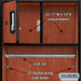 Salsbury 24" Wide Designer Wood Open Access Locker - 6 Feet High - 24 Inches Deep - Cherry - Silver Electronic Locks - Sweatfully