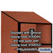 Salsbury 24" Wide Designer Wood Open Access Locker - 6 Feet High - 24 Inches Deep - Cherry - Silver Electronic Locks - Sweatfully