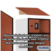 Salsbury 24" Wide Designer Wood Open Access Locker - 6 Feet High - 24 Inches Deep - Cherry - Silver Resettable Locks - Sweatfully