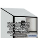 Salsbury 24" Wide Designer Wood Open Access Locker - 6 Feet High - 24 Inches Deep - Gray - Black Electronic Locks - Sweatfully