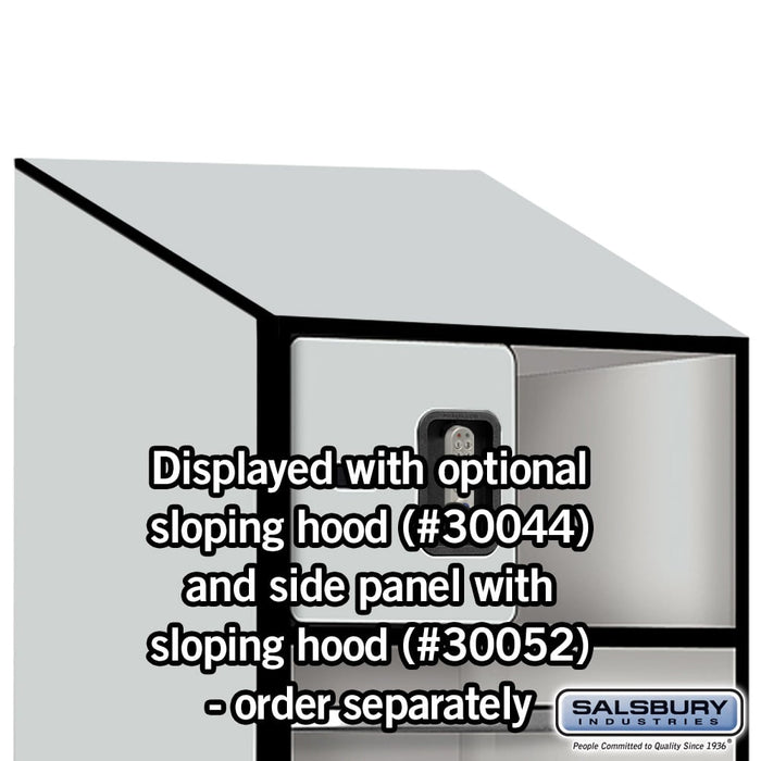 Salsbury 24" Wide Designer Wood Open Access Locker - 6 Feet High - 24 Inches Deep - Electronic Locks - Sweatfully