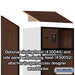 Salsbury 24" Wide Designer Wood Open Access Locker - 6 Feet High - 24 Inches Deep - Mahogany - Black Resettable Locks - Sweatfully