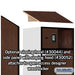 Salsbury 24" Wide Designer Wood Open Access Locker - 6 Feet High - 24 Inches Deep - Mahogany - Silver Resettable Locks - Sweatfully
