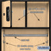 Salsbury 24" Wide Designer Wood Open Access Locker - 6 Feet High - 24 Inches Deep - Maple - Black Resettable Locks - Sweatfully