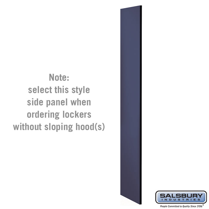 Salsbury Side Panel - for Open Access Designer Locker and Designer Gear Locker - 18 Inches Deep - with Sloping Hood