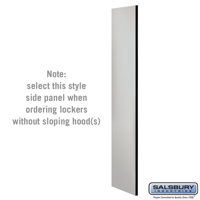 Salsbury Side Panel - for Open Access Designer Locker and Designer Gear Locker - 24 Inches Deep - without Sloping Hood