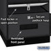 Salsbury 24" Wide Designer Wood Gear Locker - 6 Feet High - 24 Inches Deep - Black - Hasps - Sweatfully