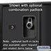 Salsbury 24" Wide Designer Wood Gear Locker - 6 Feet High - 24 Inches Deep - Black - Hasps - Sweatfully
