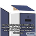 Salsbury 24" Wide Designer Wood Gear Locker - 6 Feet High - 24 Inches Deep - Blue - Black Resettable Locks - Sweatfully