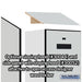 Salsbury 24" Wide Designer Wood Gear Locker - 6 Feet High - 24 Inches Deep - Gray - Black Resettable Locks - Sweatfully