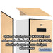 Salsbury 24" Wide Designer Wood Gear Locker - 6 Feet High - 24 Inches Deep - Maple - Black Resettable Locks - Sweatfully