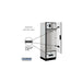 Salsbury 24" Wide Designer Wood Gear Locker - 6 Feet High - 24 Inches Deep - Electronic Locks - Sweatfully