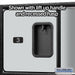 Salsbury 24" Wide Designer Wood Gear Locker - 6 Feet High - 24 Inches Deep - Gray - Silver Resettable Locks - Sweatfully
