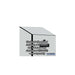 Salsbury 24" Wide Designer Wood Gear Locker - 6 Feet High - 24 Inches Deep - Gray - Silver Resettable Locks - Sweatfully