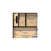 Salsbury 24" Wide Designer Wood Gear Locker - 6 Feet High - 24 Inches Deep - Maple - Black Resettable Locks - Sweatfully