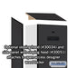 Salsbury 24" Wide Designer Wood Gear Locker - 6 Feet High - 18 Inches Deep - Black - Silver Resettable Locks - Sweatfully