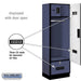 Salsbury 24" Wide Designer Wood Gear Locker - 6 Feet High - 18 Inches Deep - Blue - Hasps - Sweatfully
