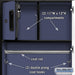 Salsbury 24" Wide Designer Wood Gear Locker - 6 Feet High - 18 Inches Deep - Blue - Hasps - Sweatfully