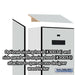 Salsbury 24" Wide Designer Wood Gear Locker - 6 Feet High - 18 Inches Deep - Gray - Hasps - Sweatfully