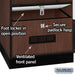 Salsbury 24" Wide Designer Wood Gear Locker - 6 Feet High - 18 Inches Deep - Mahogany - Hasps - Sweatfully