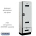 Salsbury 24" Wide Designer Wood Gear Locker - 6 Feet High - 18 Inches Deep -Electronic Locks - Sweatfully