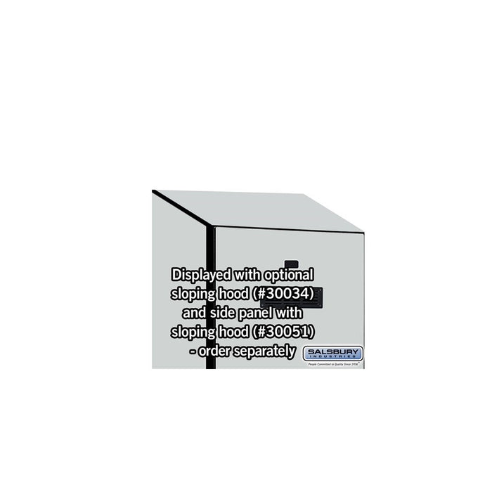 Salsbury 24" Wide Designer Wood Gear Locker - 6 Feet High - 18 Inches Deep -Electronic Locks - Sweatfully