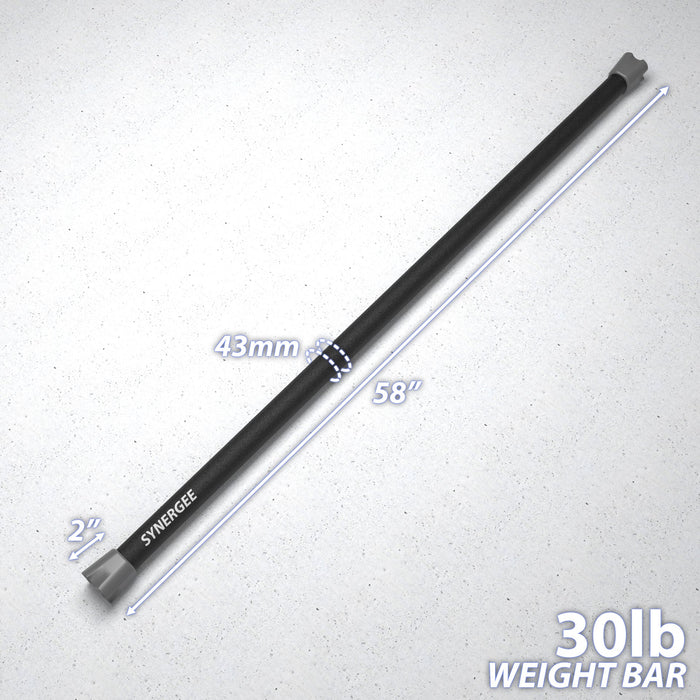 Synergee Weighted Workout Bars - Sweatfully