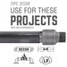 1 in. Black Extension Piece - Sweatfully